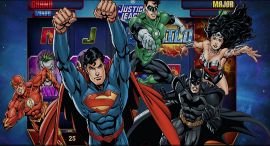 The justice league wallpaper featuring all the superheroes.